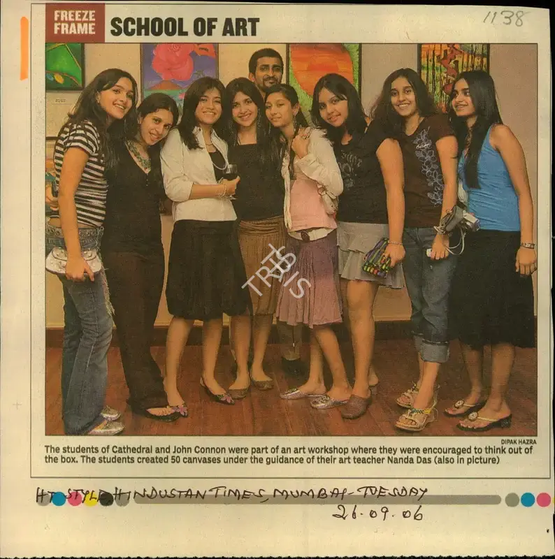 Dipak Hazra (Reporter), School of Art, 2006, Newspaper Clipping