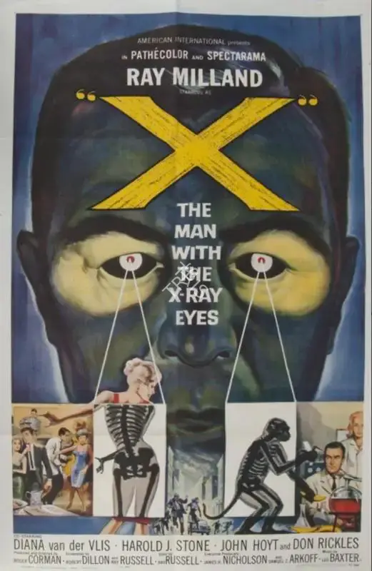 Roger Corman (Producer), X: The Man with the X-ray Eyes, 1963, Poster