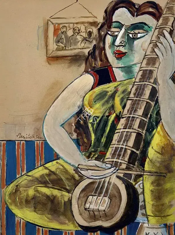 Paritosh Sen (Artist), Dilrnha Prayer, 2004, Painting