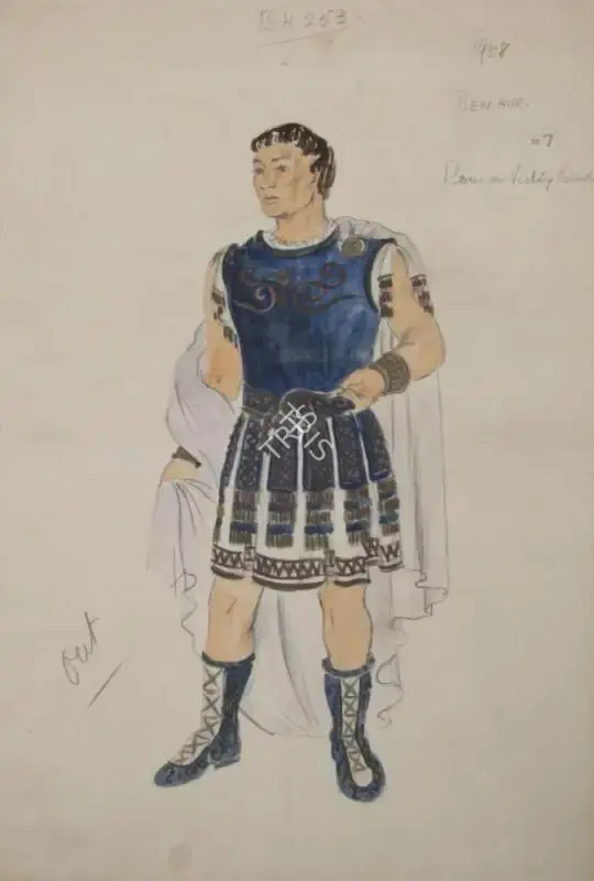 William Wyler (Director), Ben-Hur, 1959, Costume Sketch