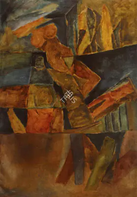 Shamshad Husain (Artist), Untitled, 1985, Painting