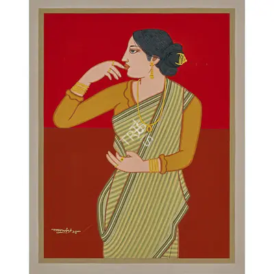 Lalu Prasad Shaw (Artist), Untitled, 2014, Painting