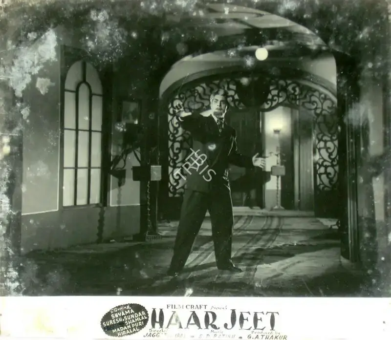 Jaggi Rampal (Director), Haar Jeet, 1954, Lobby Card