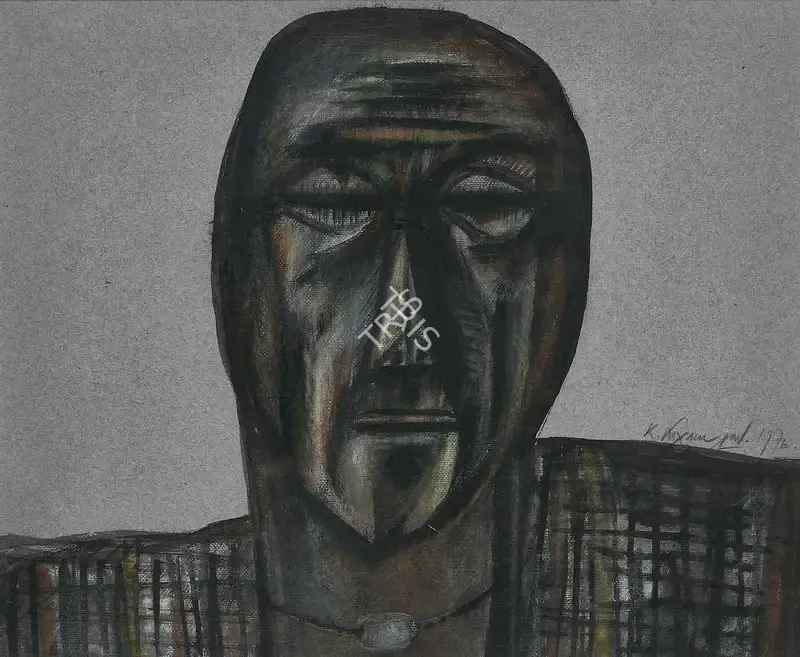 K. Laxma Goud (Artist), Untitled, 1976, Painting
