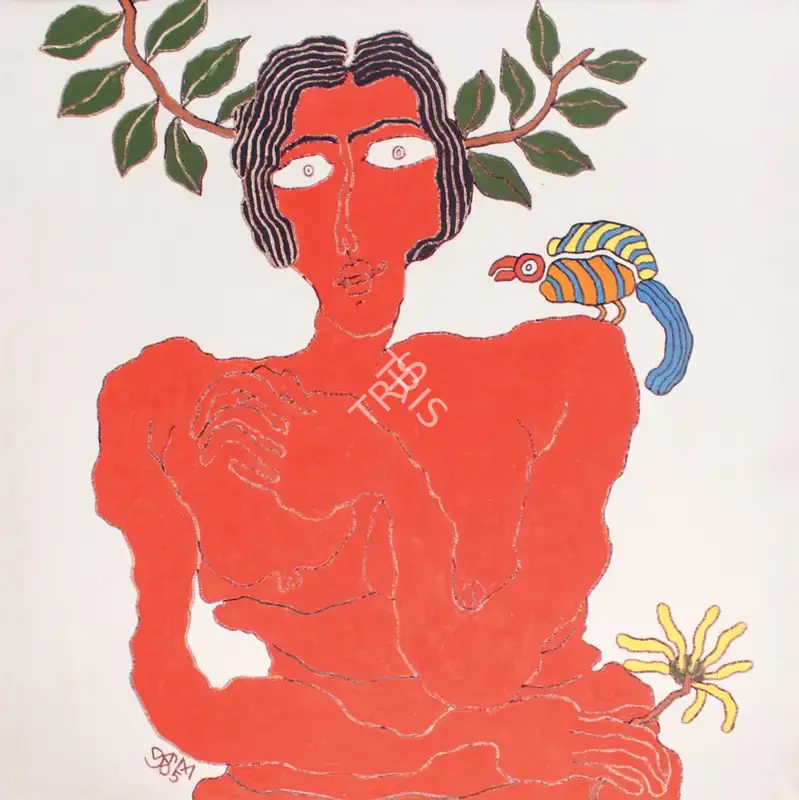 Karmakar, Prokash (Artist). Untitled, 2005 | Painting, Ar.Onl/15.12.25, 2025 · Artiana