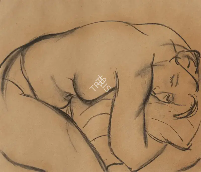 Vibha Desai (Artist), Untitled, 1992, Drawing