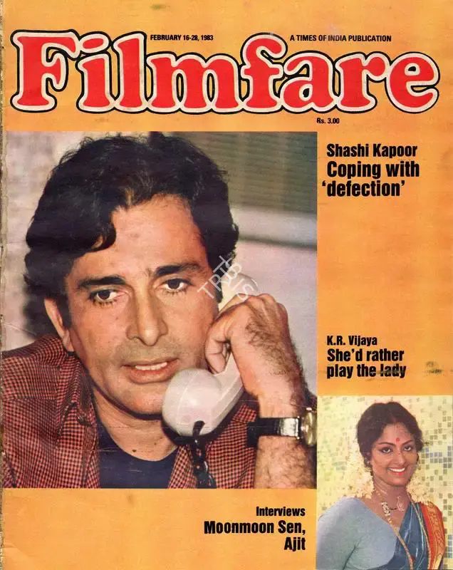 K.N. Subramaniam (Assistant Editor), Filmfare, 1983, Magazine