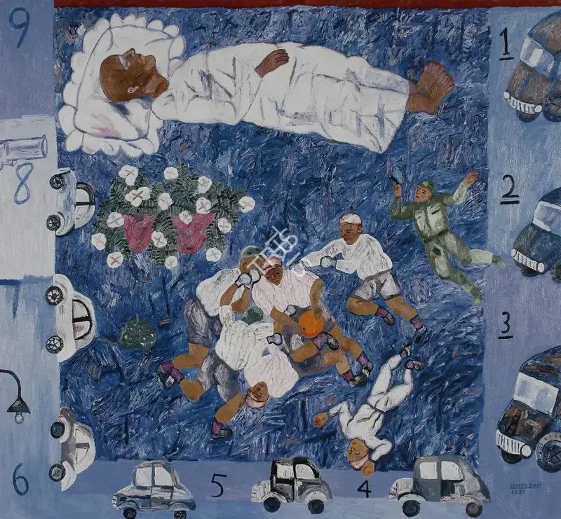 Arpita Singh (Artist), Bhishma, 1997, Painting