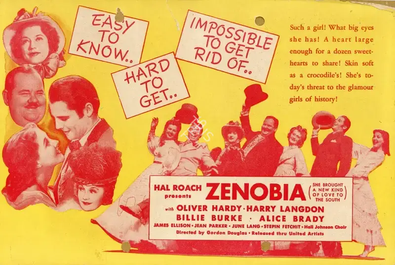 Gordon Douglas (Director), Zenobia, 1939, Handbill