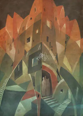 Tagore, Gaganendranath (Artist). Untitled, mid 1920s | Painting, 2022 · DeRivaz & Ives