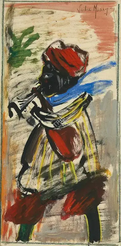 Mookherjea, Sailoz (Artist). Untitled, n.d. | Painting, AG.Onl/12.12.23, 2023 · Asta Guru