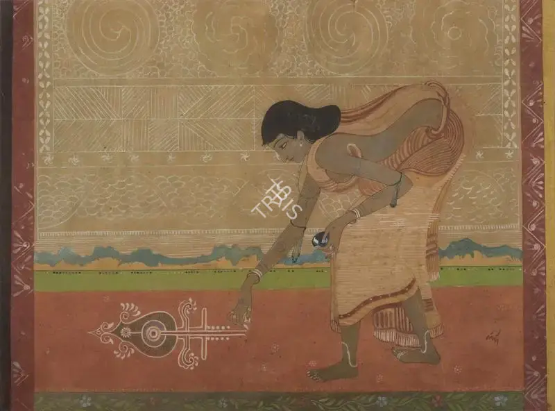 Nandalal Bose (Artist), Alpana, Painting