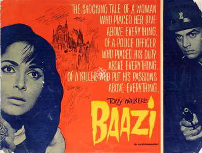 Tony Walker (Producer), Baazi, 1968, Song-Synopsis Booklet