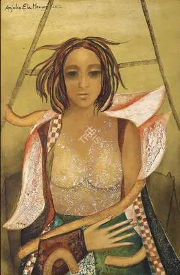 Anjolie Ela Menon (Artist), Untitled, 2012, Painting