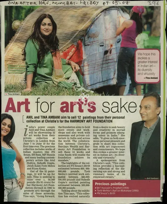 Art for Art's Sake!, 2008, Newspaper Clipping