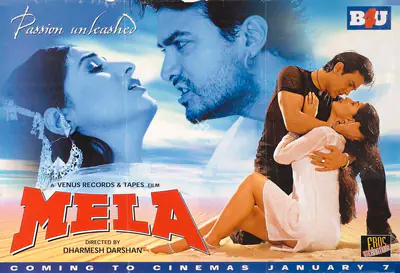 Dharmesh Darshan (Director), Mela, 2000, Full Sheet Poster