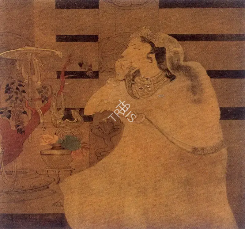Tagore, Abanindranath (Artist). Asoka'S Queen And The Bodhi-Tree, n.d. | Graphic Art, 1999 · Christie's