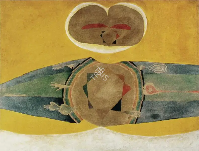 Prabhakar Barwe (Artist), Anatomy of a Mystic Star, 1969, Painting