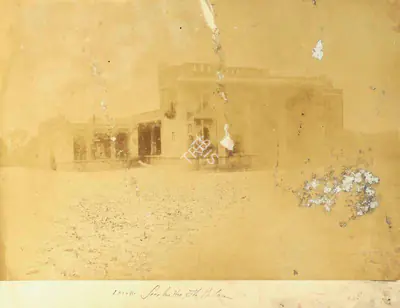 William Henry Pigou (Photographer), Seerhuttee, The Palace, 1857, Antiquarian Photograph