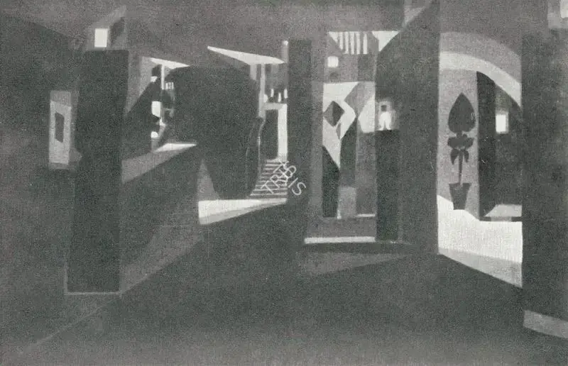 Gaganendranath Tagore (Artist), Desolate House, Drawing