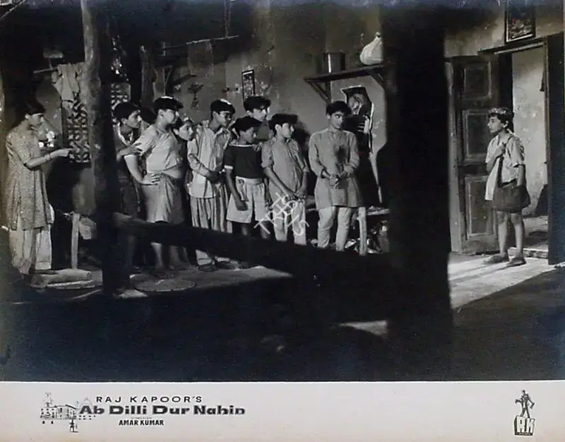 Jaywant Pathare (Cinematographer), Ab Dilli Dur Nahin, 1957, Lobby Card