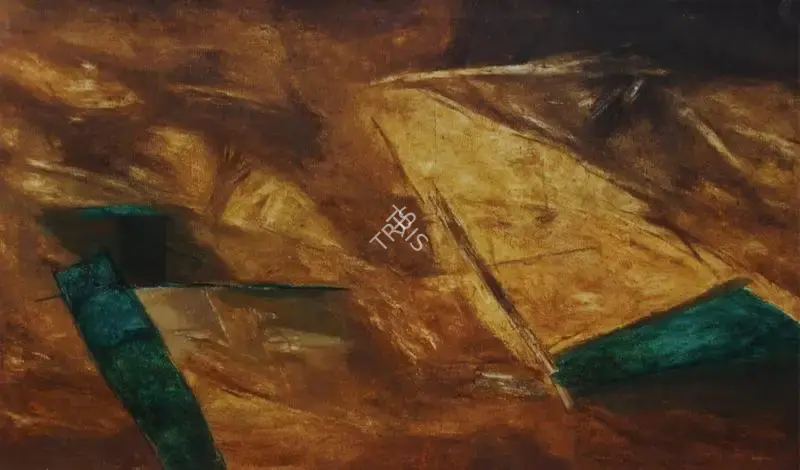Ramkumar (Artist), The Desert, 1985, Painting