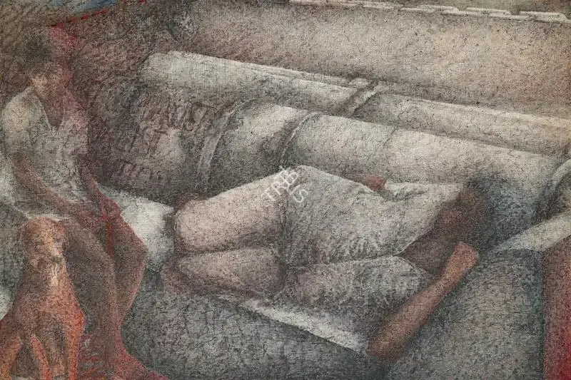 Navjot (Artist). Untitled, 1987 | Painting, Pu.Onl/06.08.20, 2020 · Pundole
