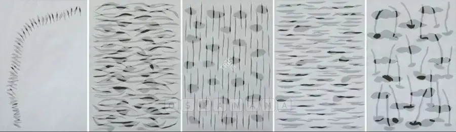 Manisha Parekh (Artist), Movement, 2000, Painting
