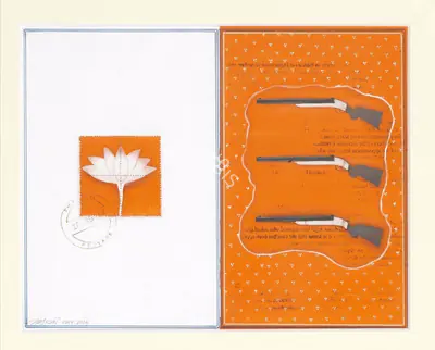 Hasnat Mehmood (Artist), Cut  along the White Line, 2004, Drawing