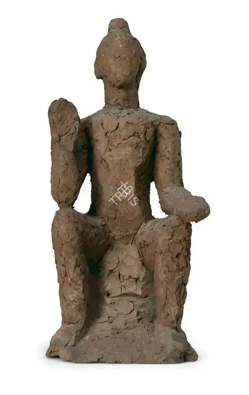 Jamini Roy (Artist), Untitled (Buddha), 1953, Sculpture