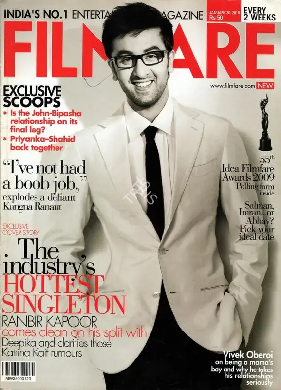 Jitesh Pillaai (Editor), Filmfare, 2010, Magazine