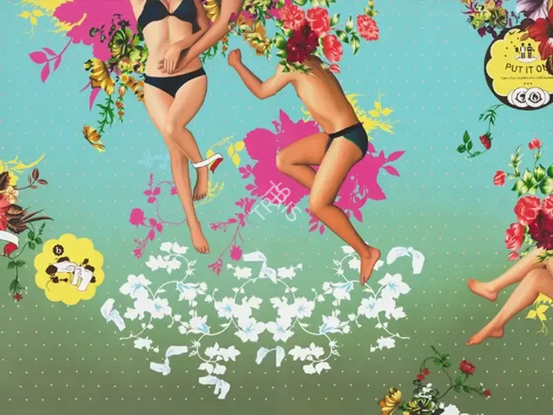 Jiten Thukral (Artist), Lets Play Safe II, 2007, Painting