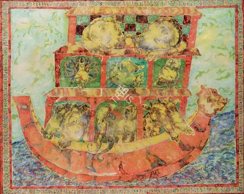 Ramesh Sharma (Artist), Payroo Bonsai, Painting