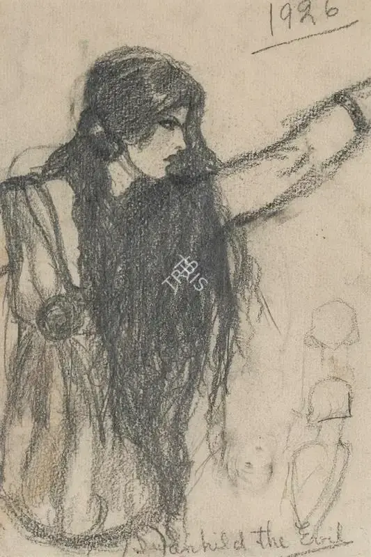 Amrita Sher-Gil (Artist), Untitled, 1926, Drawing