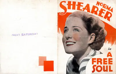 Clarence Brown (Producer), A Free Soul, 1931, Handbill