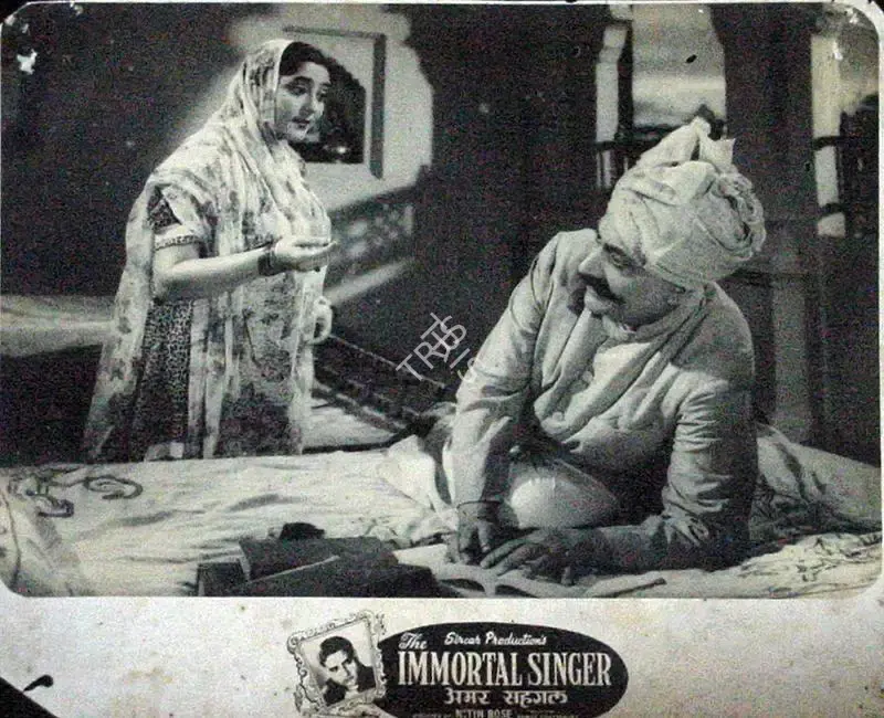 Nitin Bose (Director), Amar Saigal, 1955, Lobby Card