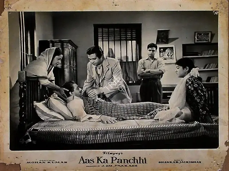 J.Om Prakash (Producer), Aas Ka Panchhi, 1961, Lobby Card