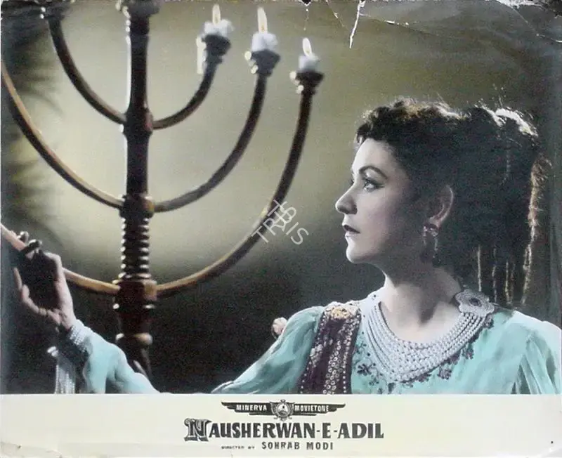 Sohrab Modi (Director), Nausherwan E Adil, 1957, Lobby Card