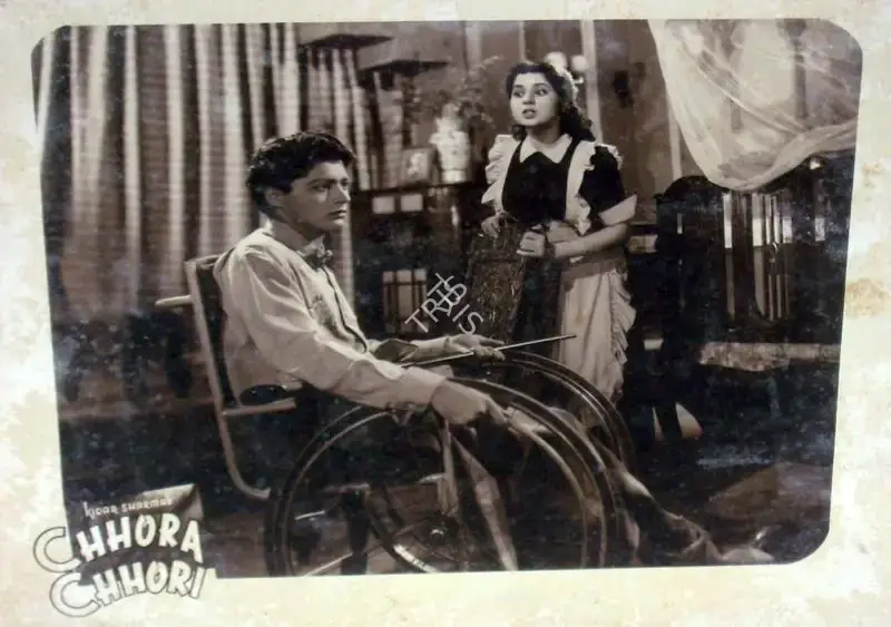 Kidar Sharma (Director), Chhora Chhori, 1955, Lobby Card