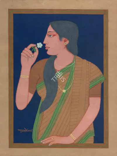 Lalu Prasad Shaw (Artist), Untitled, 2002, Painting