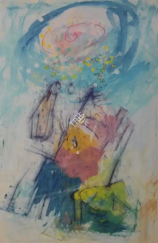 Ahmed Parvez (Artist), Untitled, 1962, Painting