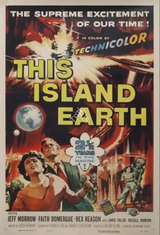 William Alland (Producer), This Island Earth, 1955, Poster