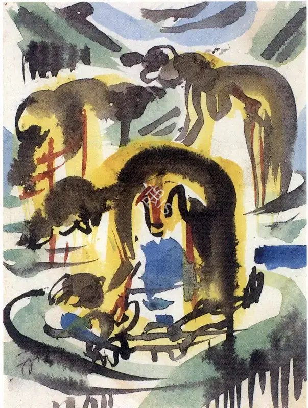 Ramkinkar Baij (Artist), Untitled, Painting