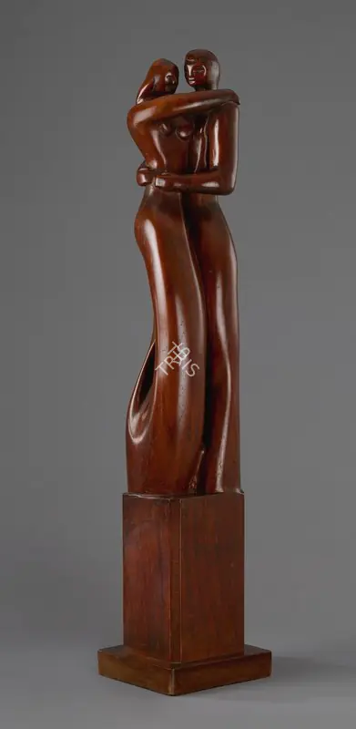 Davierwalla, A.M. (Artist). Entwined Figures, 1949 | Sculpture, So.Mum/29.11.18, 2018 · Sotheby's