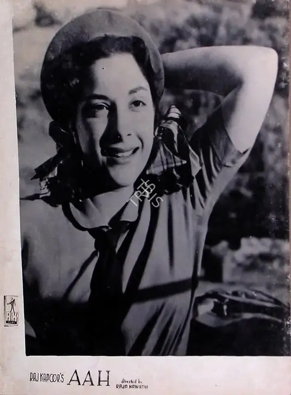 Jaywant Pathare (Cinematographer), Aah, 1953, Lobby Card