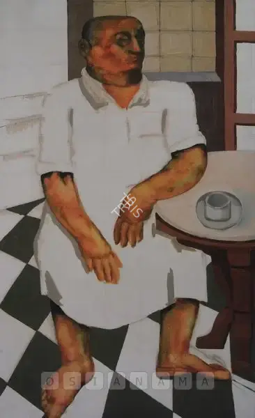 Patwardhan, Sudhir (Artist). Untitled, n.d. | Painting, Sa.Onl/13.03.08, 2008 · Saffronart
