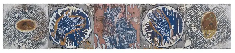 Jitish Kallat (Artist), Orphan Dance, 1999, Painting
