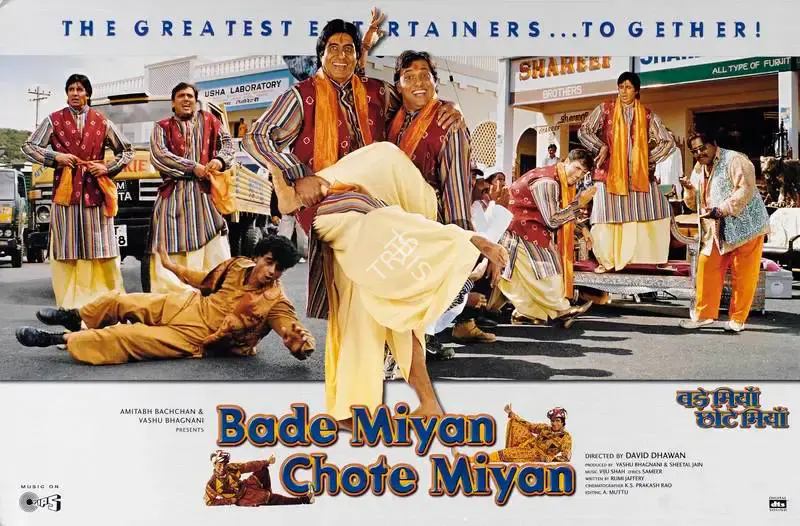 Vashu Bhagnani (Producer), Bade Miyan Chote Miyan, 1998, Lobby Card