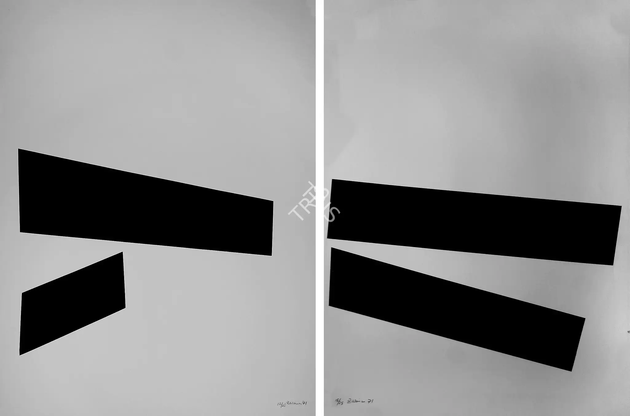 Zarina Hashmi (Artist), Untitled, 1971, Graphic Art