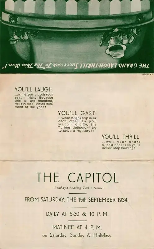 Harry Beaumont (Director), Murder in the Private Car, 1934, Handbill